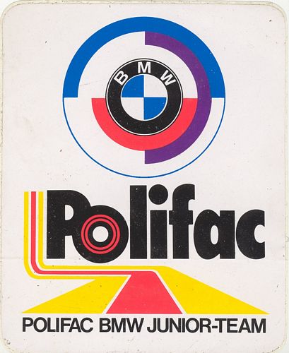 Polifac Junior Racing Team Sticker (12cm x 15cm)