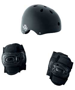 BMX Helmet and Pad Set