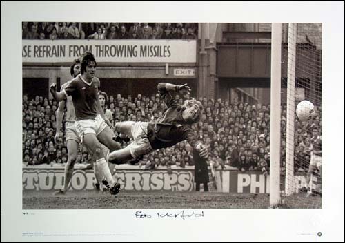 Latchford and#8211; Everton - limited edition signed print