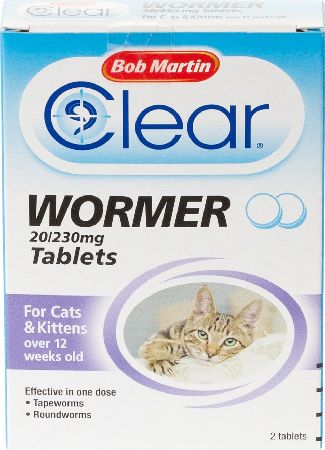 Bob Martin, 2102[^]0138941 Cat Wormer Tablets