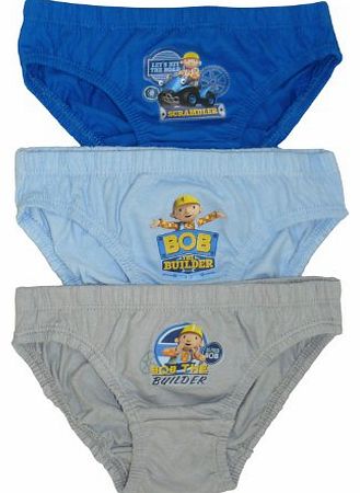 3 Pack Bob The Builder Boys Pants/Slips/Briefs - Size 18/24 Months