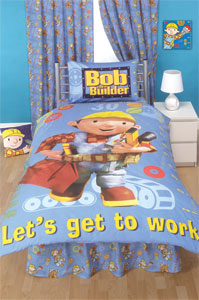 bob the builder and#39;Rulersand39; 66 inch x 54 inch Curtains