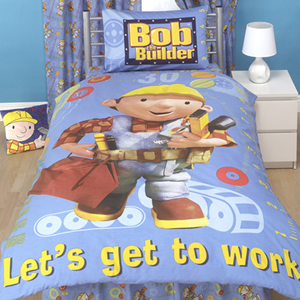 Bob The Builder Bedding - Rulers Single Panel