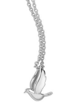 Silver Dove Pendant by Bobby White `SCL 680