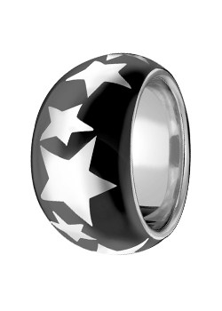 Silver Star Crossd Wishes Size P Ring by