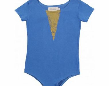 Bobo Choses Glittery Triangle Swimsuit Electric blue `2