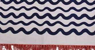 Bobo Choses Waves pattern cotton rug Multicoloured `One size