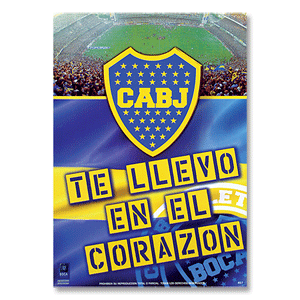 05-06 Boca Juniors I will carry you in my heart picture frame