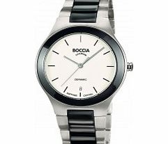 Boccia Mens Ceramic and Titanium Bracelet Watch