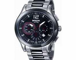 Boccia Mens Titanium Chronograph Bracelet Watch