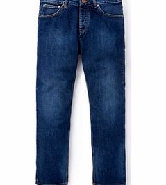 Boden 5 Pocket Jeans, Black,Dark Vintage Denim,Tan