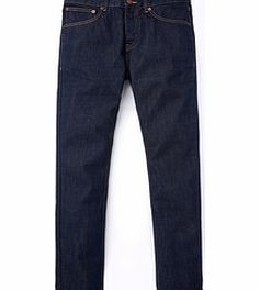 Boden 5 Pocket Slim Fit Jeans, Dark Classic Denim,Tan