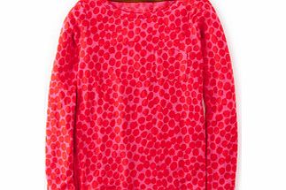 Boden Animal Print Top, Mid Pink Abstract Leopard