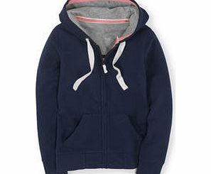Boden Authentic Hoody, Green Tulip Stamp,Blue,Tide