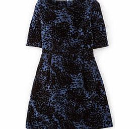 Boden Beatrice Dress, Navy/Black Flock,Blue 34456947