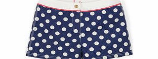 Boden Board Shorts, Sailor Blue Spot,Sailor Blue/Ivory