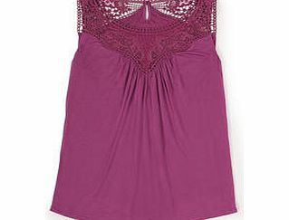 Boden Broderie Jersey Top, Amethyst,Blue,White 34641522