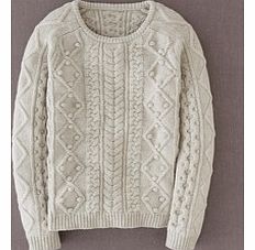 Boden Cable Jumper, Grey,Newt 33671728
