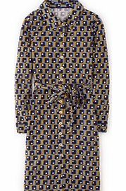 Boden Carnaby Dress, Porcelain Square Geo,Jelly Bean