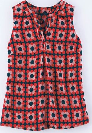 Boden, 1669[^]35075860 Carrie Top Rouge Red Large Daisy Floral Boden,