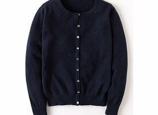 Boden Cashmere Crew Cardigan, Blue,White 34025312