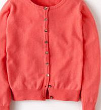 Boden Cashmere Crew Cardigan, Coral 34025981