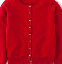 Boden Cashmere Crew Neck Cardigan, Cashmere Red 34248641