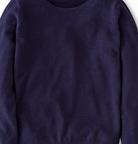 Boden Cashmere Crew Neck Jumper, Blue 34026880