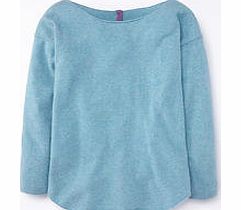 Boden Cashmere Nep Button Back, Blue 34250597