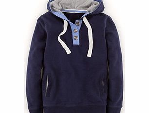 Boden Casual Hoody, Blue,Ivory/Navy,Orchid Pink/Mulled