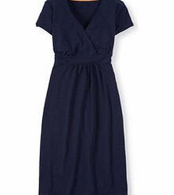 Boden Casual Jersey Dress, Blue,Driftwood Tulip