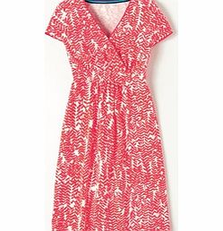 Boden Casual Jersey Dress, Blue,Navy Fern,Pink 34122176