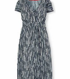 Boden Casual Jersey Dress, Storm Painterly