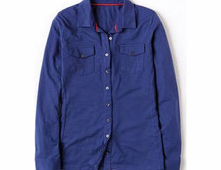 Boden Casual Jersey Shirt, Washed Blue 34098269