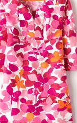 Boden Casual Linen Tunic, Pink Rosebud 34009282