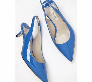Boden Chelsea Slingbacks, China Blue,Champagne Pink