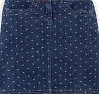 Boden Chic Denim Skirt, Washed Indigo Spot 34064865