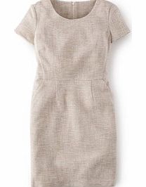 Boden Chic Tweed Shift, Cream/Silver,Pink/Green 34465872
