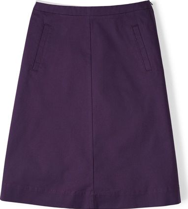 Boden Chino Skirt Purple Boden, Purple 34771451