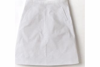 Boden Chino Skirt, White,Oriental Blue,Pink