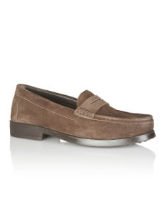 Chunky Suede Loafers