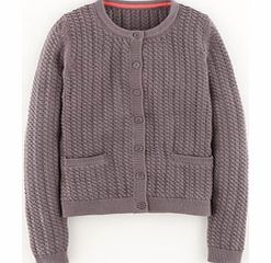Boden Cotton Cable Cardigan, Grey,Yellow 34251561