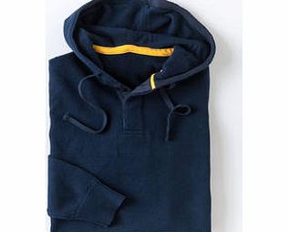 Cotton Hooded Sweater, Blue 34057398