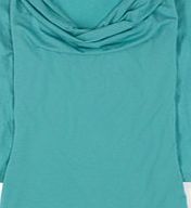 Boden Cowl Neck Top, Mineral 34641365