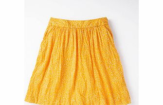 Boden Crinkle Holiday Skirt, Saffron Square Spot,Navy