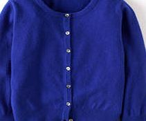 Boden Cropped Cashmere Cardigan, Bright Sapphire