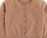 Boden Cropped Cashmere Cardigan, Brown 34845032