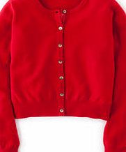 Boden Cropped Cashmere Cardigan, Cashmere Red 34253070
