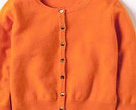 Boden Cropped Cashmere Cardigan, Orange Twist 34029587