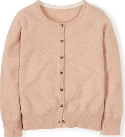 Boden Cropped Cashmere Cardigan Pink Boden, Pink